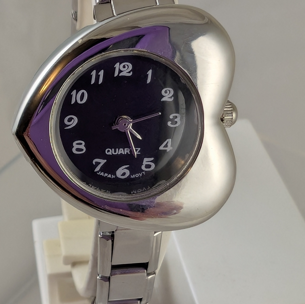 UBERRY STAINLESS STEEL ITALIAN CHARM WATCh BRACELET/9MM/ SILVER/ BRAND NEW - Picture 3 of 3